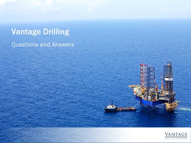 RBC Global Energy & Power Executive Conference – Vantage Drilling Company – slide 15