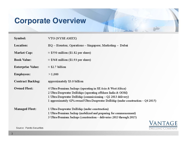 GHS 100 ENERGY CONFERENCE – Vantage Drilling Company – slide 2