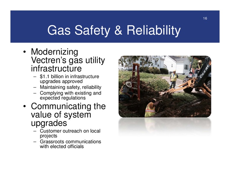 May 2015 Annual General Meeting – Vectren – slide 15