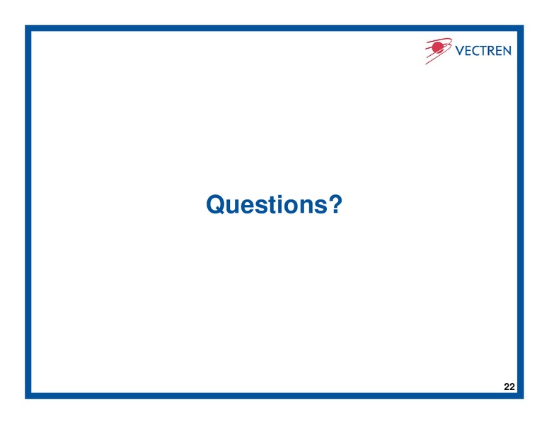 AGA Financial Forum – Vectren – slide 21