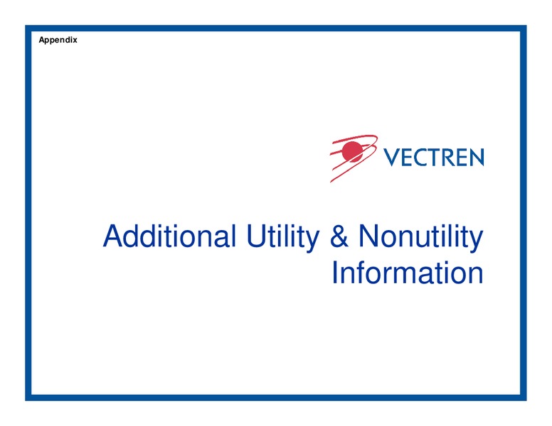 AGA Financial Forum – Vectren – slide 29