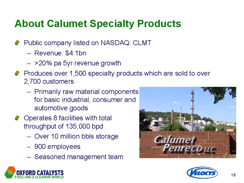 2012 INTERIM RESULTS – Veloclys Plc – slide 18