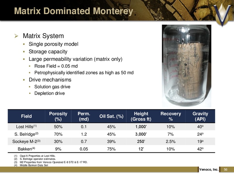MONTEREY SHALE FOCUSED ANALYST DAY – Venoco Inc. – slide 55