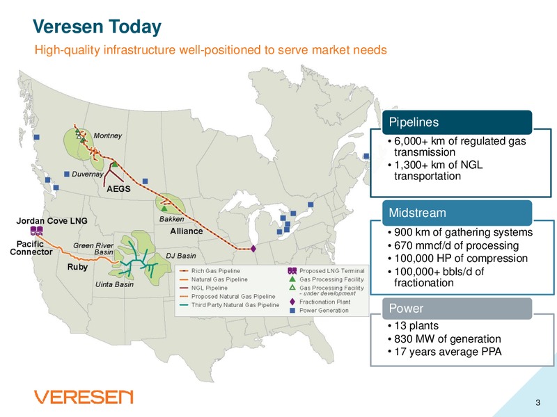 TD SECURITIES CALGARY ENERGY CONFERENCE – Veresen Inc. – slide 2