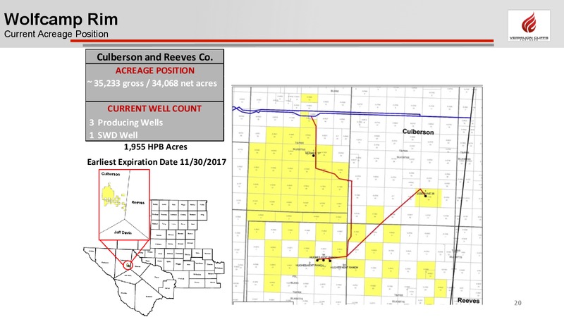 DUG Permian Basin – Vermilion Cliffs Partners – slide 19