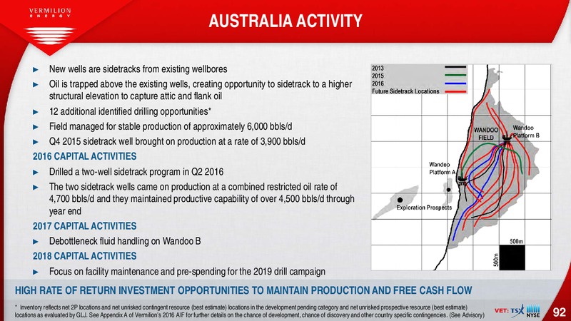 January 2018 Corporate Presentation – Vermilion Energy Inc. – slide 92