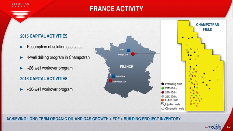February 2016 Investor Presentation – Vermilion Energy Inc. – slide 41