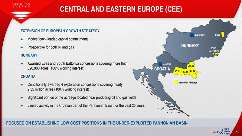 February 2016 Investor Presentation – Vermilion Energy Inc. – slide 51