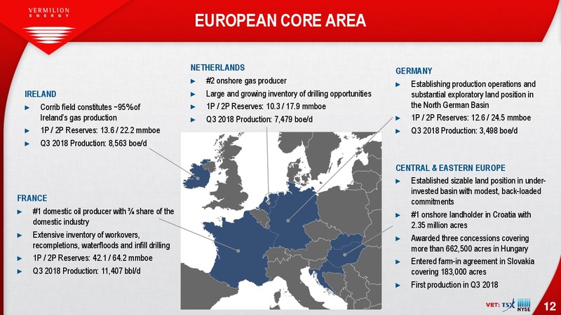 JP Morgan Global SRI Conference – Vermilion Energy Inc. – slide 12
