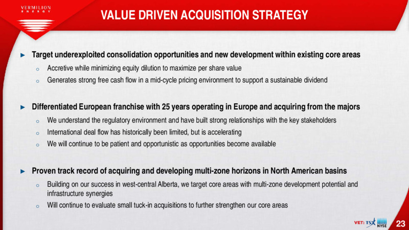 May 11 2022 General Meeting Presentation – Vermilion Energy Inc. – slide 23