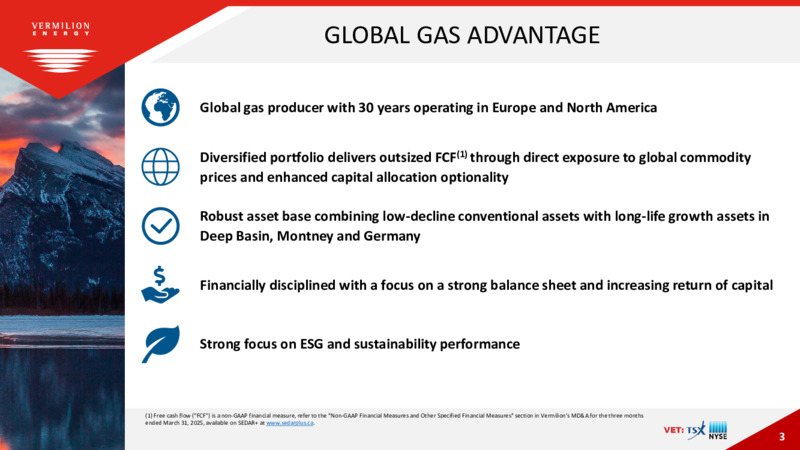 June 2025 Corporate Presentation – Vermilion Energy Inc. – slide 3