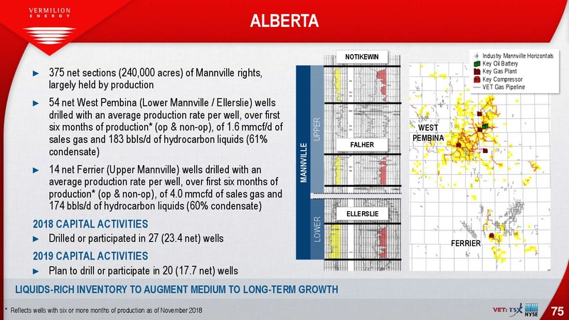 June 2019 Corporate Presentation – Vermilion Energy Inc. – slide 75