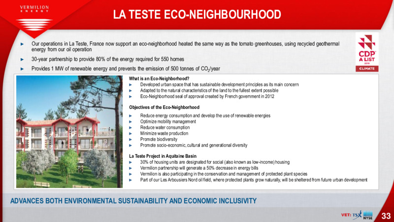July 2021 Investor Presentation – Vermilion Energy Inc. – slide 33