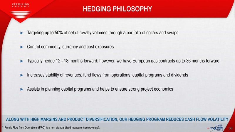 EnerCom The Oil & Gas Conference – Vermilion Energy Inc. – slide 31