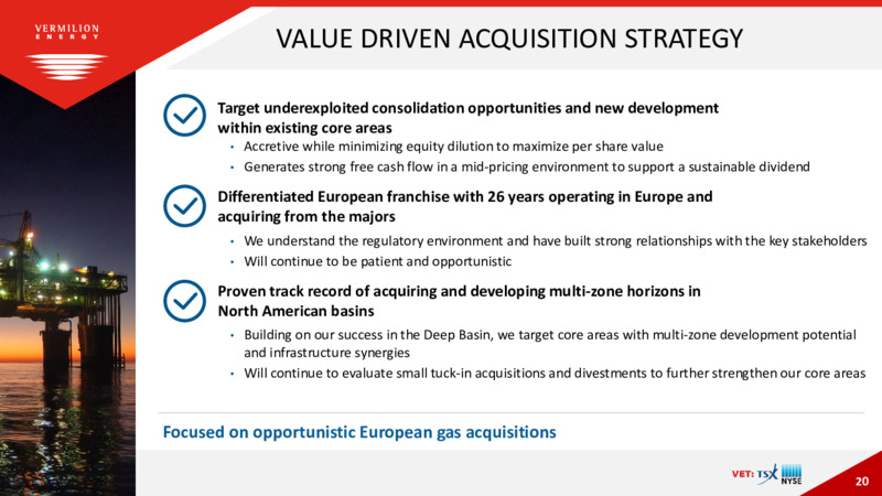 December 2023 Investor Presentation – Vermilion Energy Inc. – slide 20