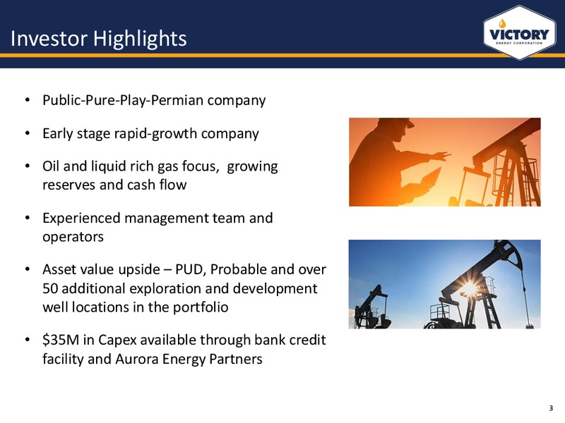 DECEMBER 2014 CORPORATE PRESENTATION – Victory Energy Corporation – slide 2