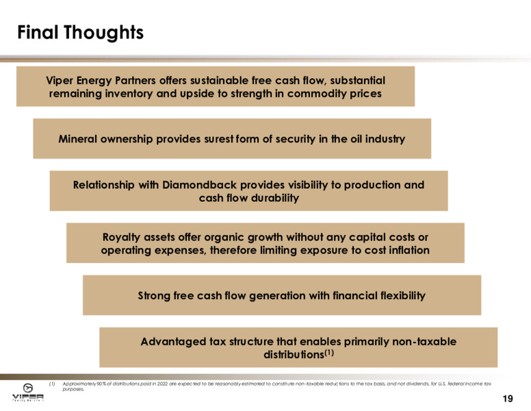 Investor Presentation February 2022 – Viper Energy Partners Lp – slide 18