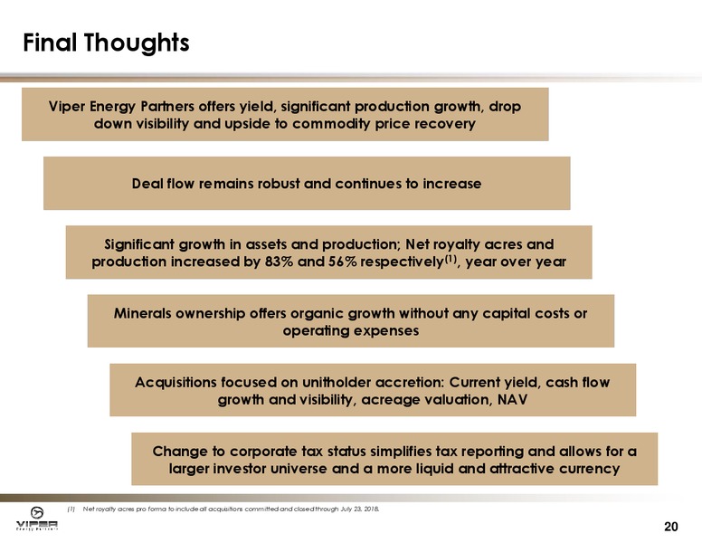 Q2 2018 Investor Presentation – Viper Energy Partners Lp – slide 19