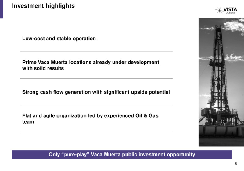 April 2020 Investor Presentation – Vista Oil & Gas – slide 4
