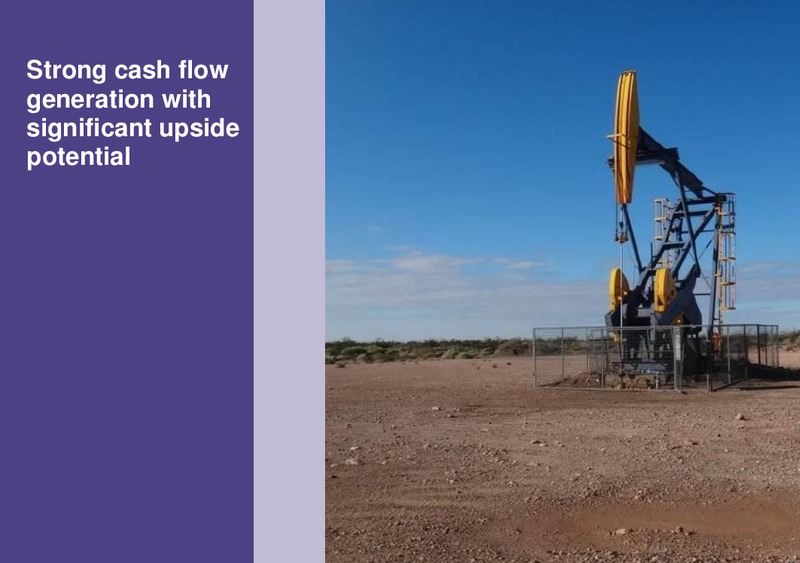 December 2019 Investor Presentation – Vista Oil & Gas – slide 18