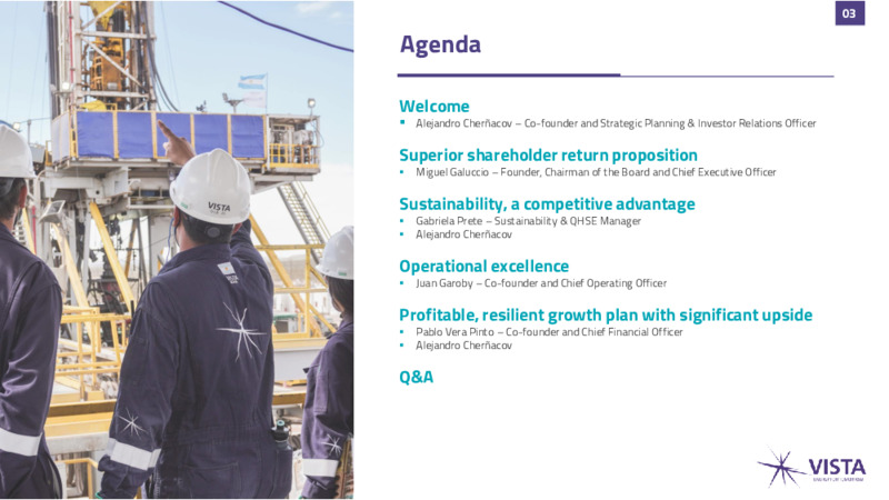 December 2023 Investor Presentation – Vista Oil & Gas – slide 2