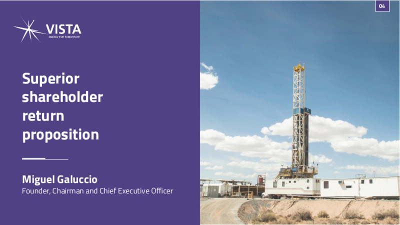 December 2023 Investor Presentation – Vista Oil & Gas – slide 3
