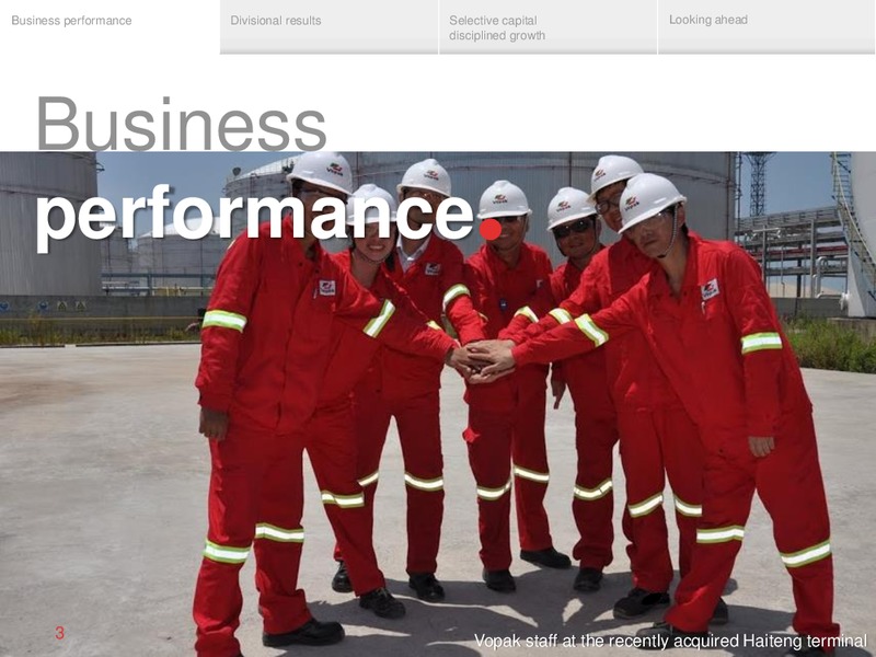 Q3 Analyst Presentation – Royal Vopak – slide 2
