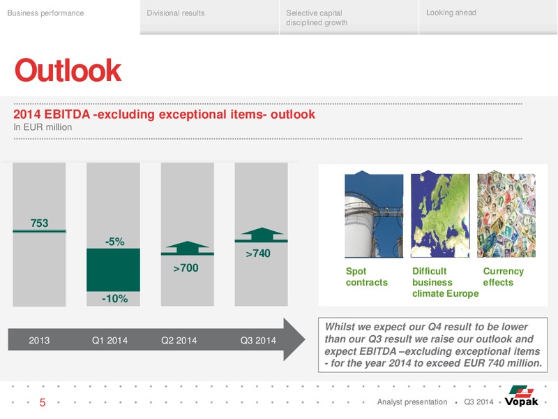 Q3 Analyst Presentation – Royal Vopak – slide 4