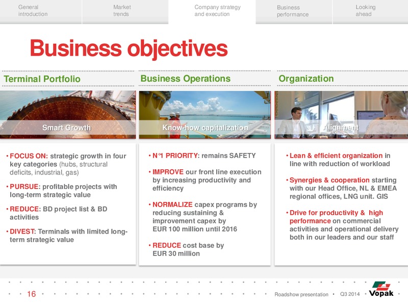 Q3 Roadshow Presentation – Royal Vopak – slide 15