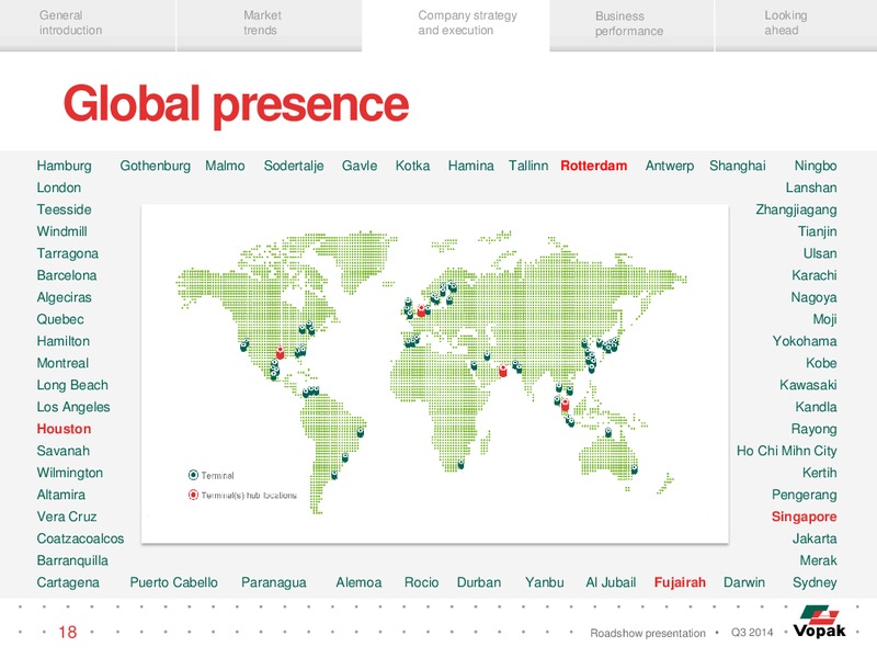 Q3 Roadshow Presentation – Royal Vopak – slide 17