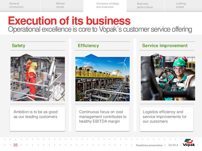 Q3 Roadshow Presentation – Royal Vopak – slide 34