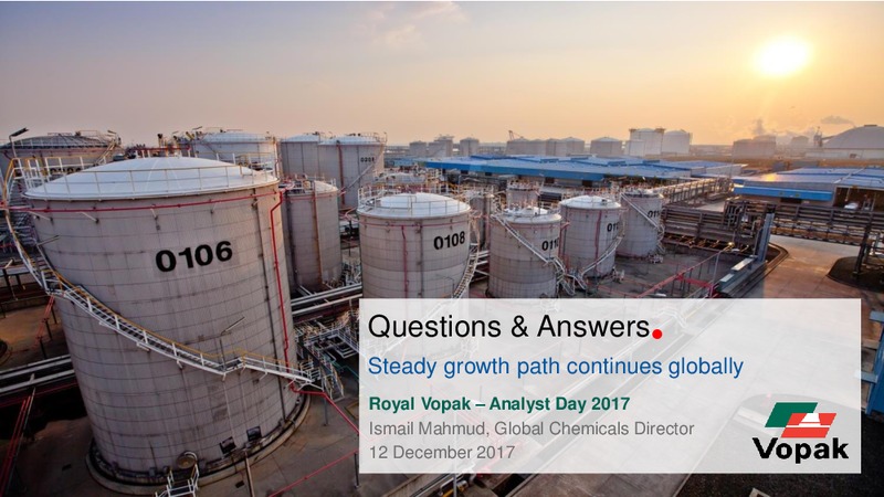 Royal Vopak Analyst Day 2017 – Vopak – slide 18