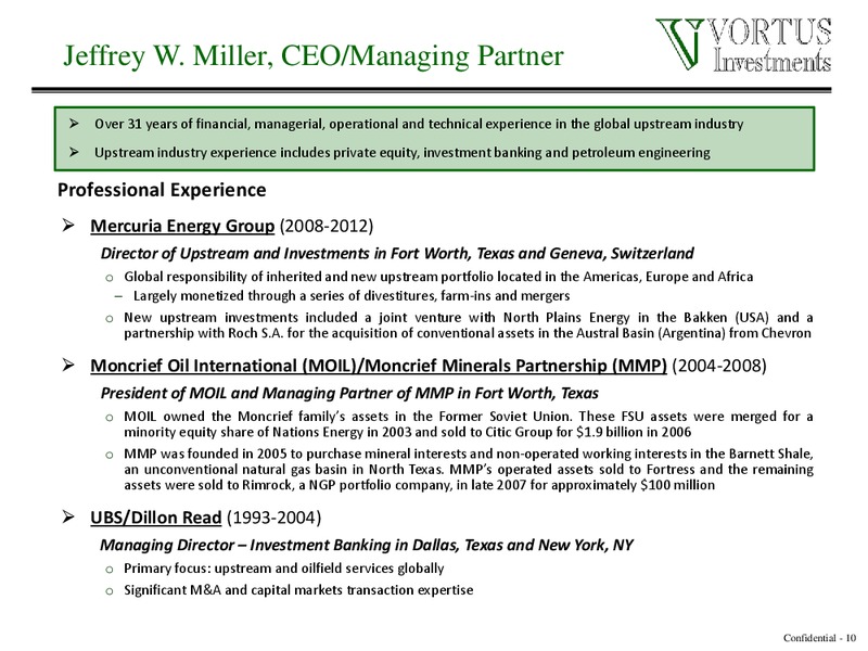 IPAA Private Capital Conference – Vortus Investment Advisors, LLC – slide 9