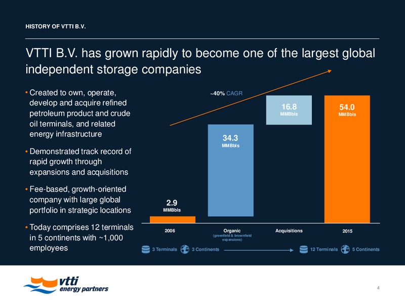 2016 MLPA Investor Conference – Vtti Energy Partners Lp – slide 3
