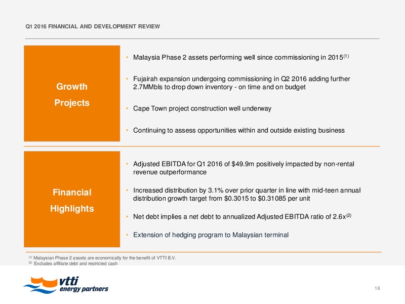 2016 MLPA Investor Conference – Vtti Energy Partners Lp – slide 17