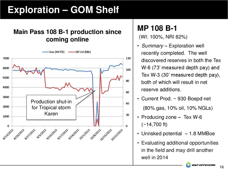 Jefferies 2013 Global Energy Conference – W&T Offshore Inc. – slide 17