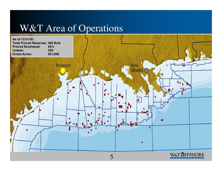 Howard Weil 34th Annual Energy Conference – W&T Offshore Inc. – slide 5