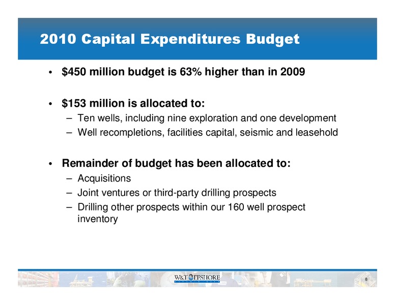 Barclays Capital High Yield Bond and Syndicated Loan Conference – W&T Offshore Inc. – slide 9