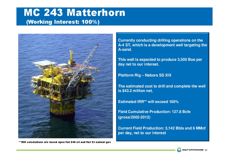 Howard Weil Energy Conference – W&T Offshore Inc. – slide 18