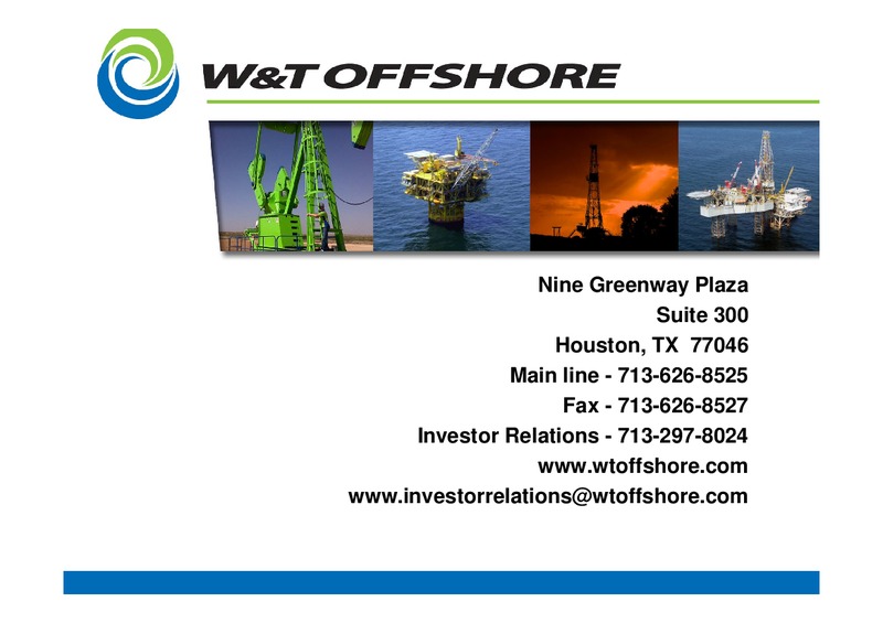 Howard Weil Energy Conference – W&T Offshore Inc. – slide 33