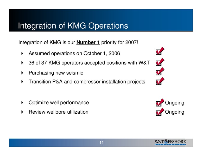 35th Annual Howard Weil Energy Conference – W&T Offshore Inc. – slide 11