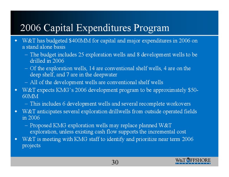 IPAA Oil & Gas Investment Symposium – W&T Offshore Inc. – slide 30