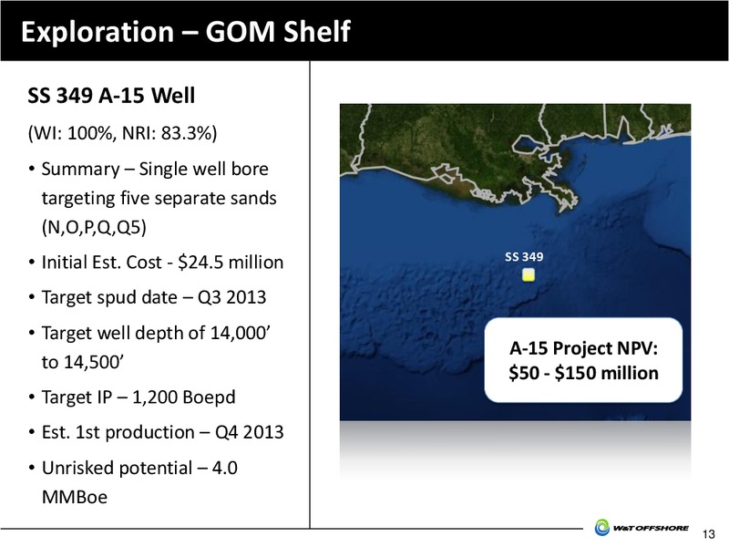 IPAA OIL AND GAS INVESTMENT SYMPOSIA – W&T Offshore Inc. – slide 14