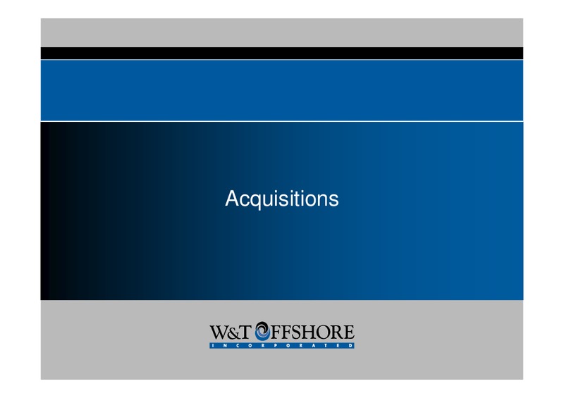 Oil & Gas Investment Symposium – W&T Offshore Inc. – slide 16