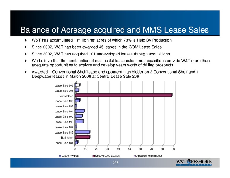 Sixth Louisiana Energy Conference – W&T Offshore Inc. – slide 23