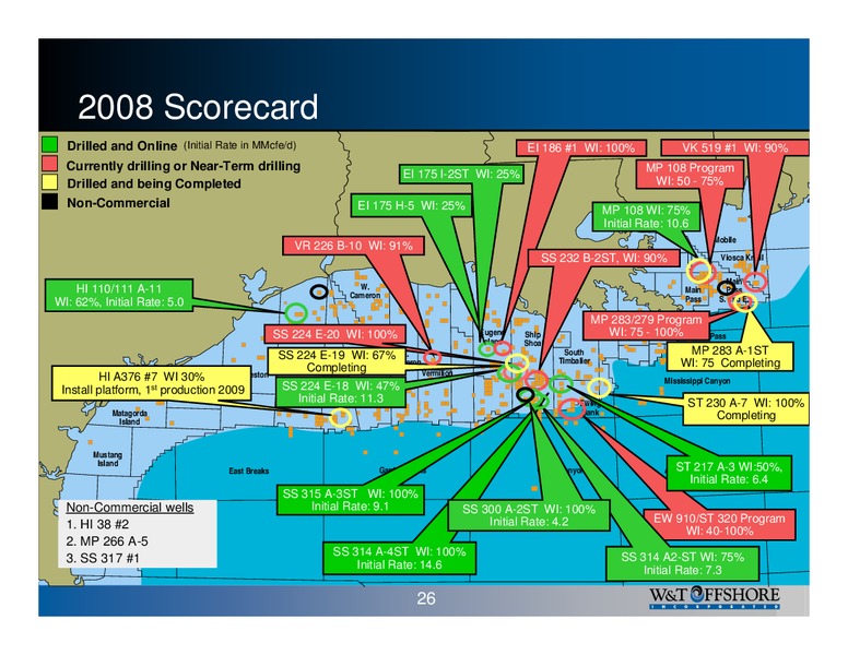 August 2008 Marketing – W&T Offshore Inc. – slide 27