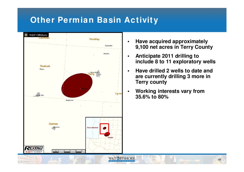 Barclays CEO Energy Power Conference – W&T Offshore Inc. – slide 13