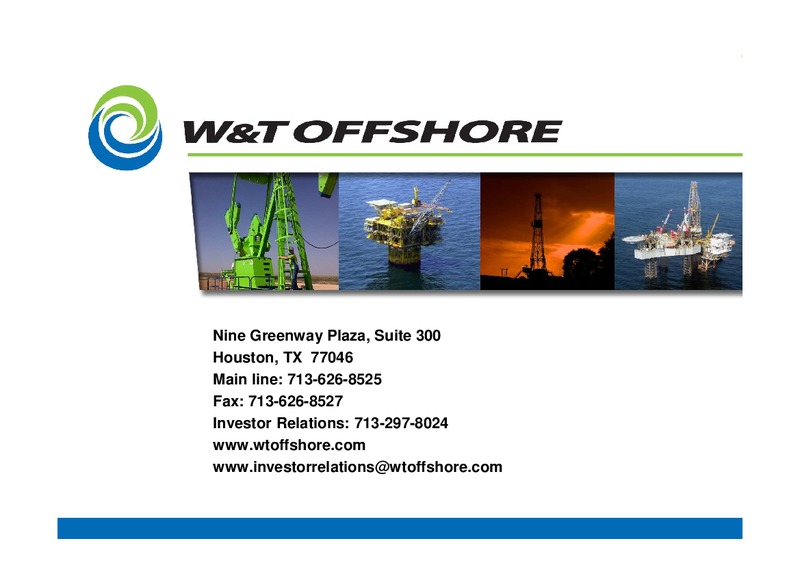 IMPERIAL CAPITAL GLOBAL OPPORTUNITIES CONFERENCE – W&T Offshore Inc. – slide 33