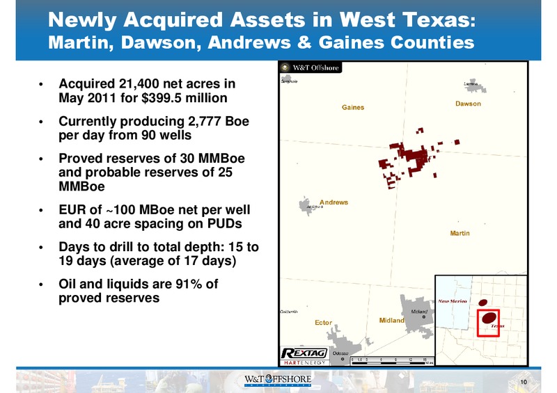 IPAA OGIS San Francisco – W&T Offshore Inc. – slide 11