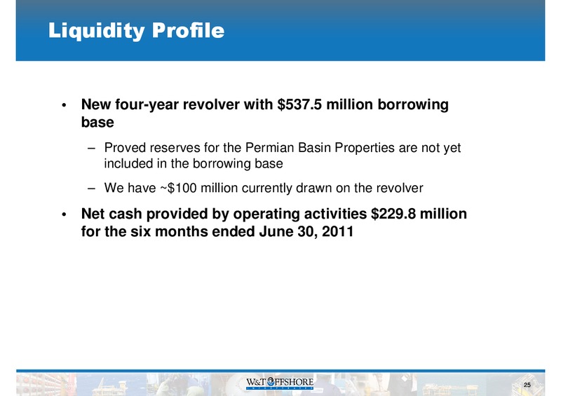 IPAA OGIS San Francisco – W&T Offshore Inc. – slide 26